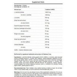 FA Nutrition CORE Lipo - 120 caps